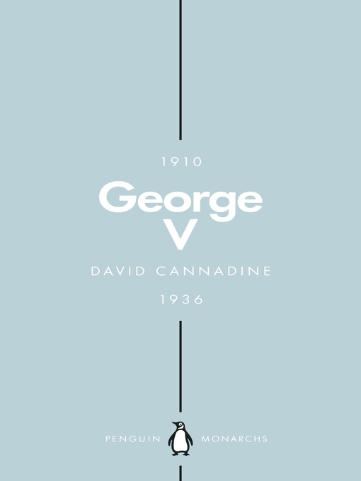 Cover image for George V (Penguin Monarchs)